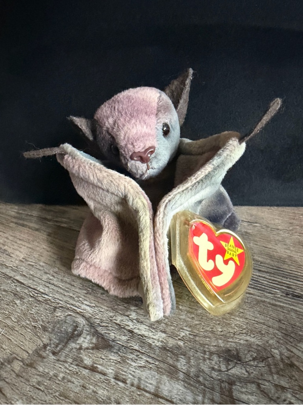 Vintage Ty Batty the Bat Beanie Baby Plush 1996